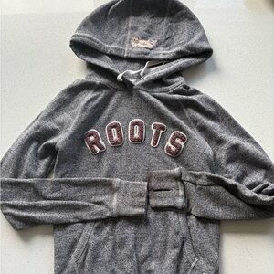Roots Canada grey hoodie - ladies xxs